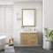 James Martin Vanities Laurent 36in Single Vanity, Light Natural Oak w/ 3 CM Arctic Fall Top 545-V36-LNO-3AF - alternate 2